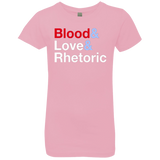 T-Shirts Light Pink / YXS Blood Love Rhetoric Girls Premium T-Shirt