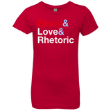 T-Shirts Red / YXS Blood Love Rhetoric Girls Premium T-Shirt