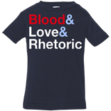 T-Shirts Navy / 6 Months Blood Love Rhetoric Infant Premium T-Shirt