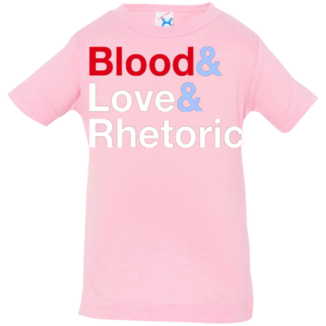 T-Shirts Pink / 6 Months Blood Love Rhetoric Infant Premium T-Shirt