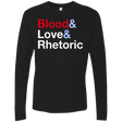 T-Shirts Black / Small Blood Love Rhetoric Men's Premium Long Sleeve
