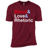 T-Shirts Cardinal / X-Small Blood Love Rhetoric Men's Premium T-Shirt