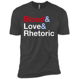 T-Shirts Heavy Metal / X-Small Blood Love Rhetoric Men's Premium T-Shirt