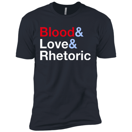 T-Shirts Indigo / X-Small Blood Love Rhetoric Men's Premium T-Shirt