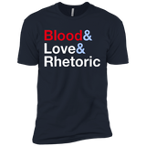 T-Shirts Midnight Navy / X-Small Blood Love Rhetoric Men's Premium T-Shirt