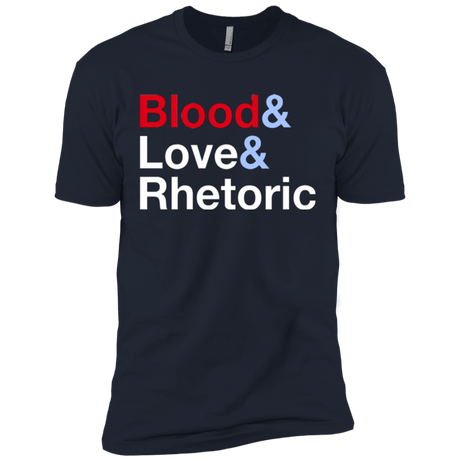 T-Shirts Midnight Navy / X-Small Blood Love Rhetoric Men's Premium T-Shirt