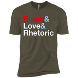 T-Shirts Military Green / X-Small Blood Love Rhetoric Men's Premium T-Shirt