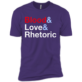 T-Shirts Purple / X-Small Blood Love Rhetoric Men's Premium T-Shirt