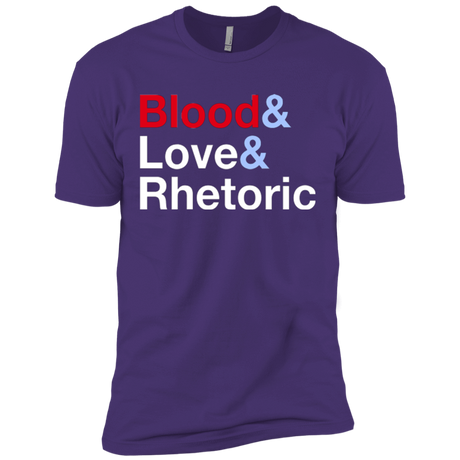 T-Shirts Purple / X-Small Blood Love Rhetoric Men's Premium T-Shirt
