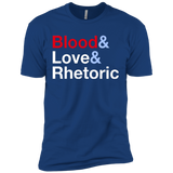 T-Shirts Royal / X-Small Blood Love Rhetoric Men's Premium T-Shirt