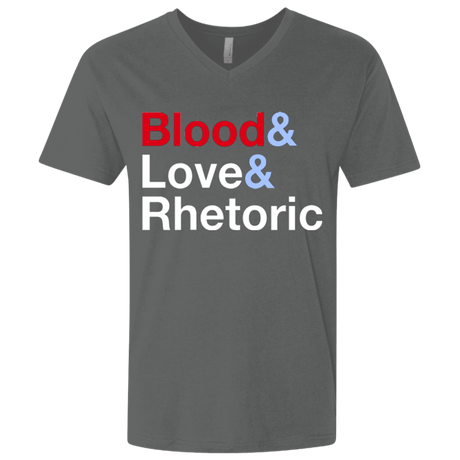 T-Shirts Heavy Metal / X-Small Blood Love Rhetoric Men's Premium V-Neck