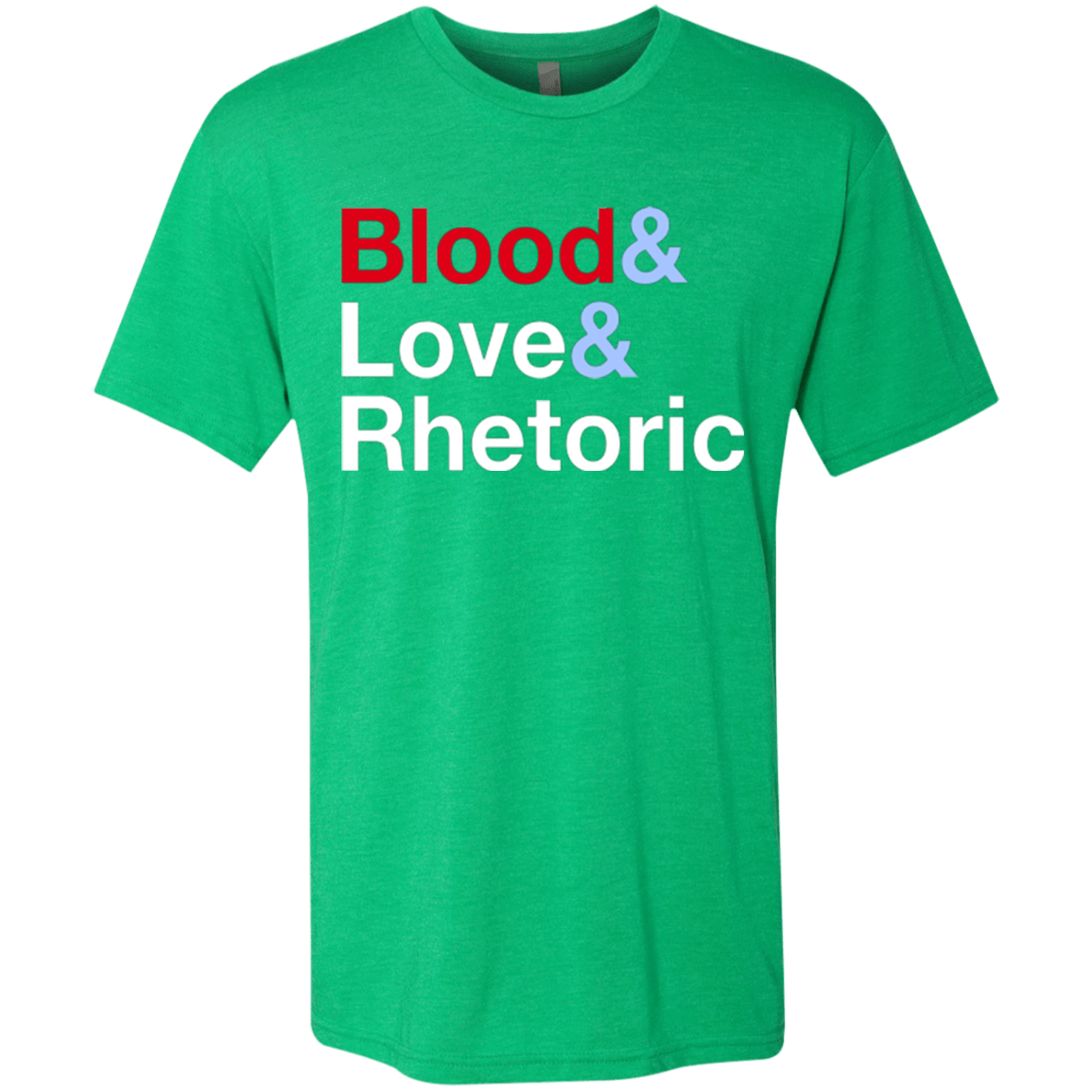 T-Shirts Envy / Small Blood Love Rhetoric Men's Triblend T-Shirt