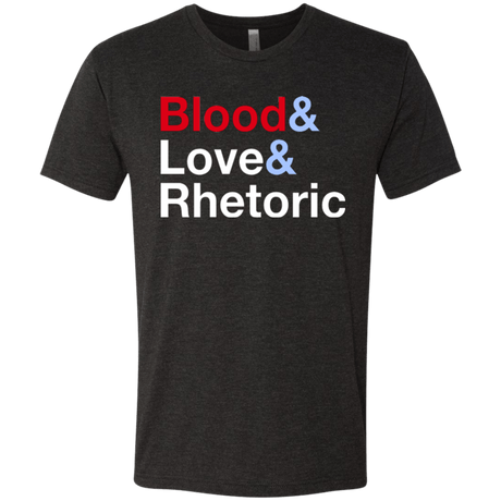 T-Shirts Vintage Black / Small Blood Love Rhetoric Men's Triblend T-Shirt