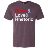 T-Shirts Vintage Purple / Small Blood Love Rhetoric Men's Triblend T-Shirt