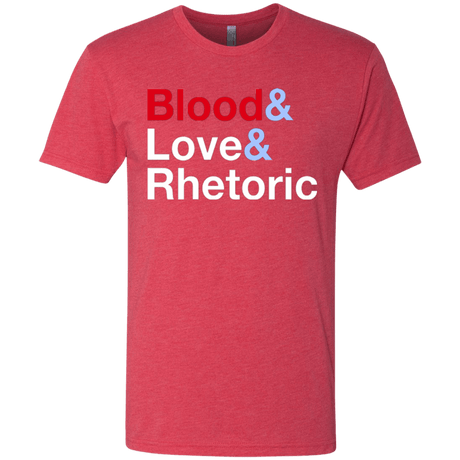 T-Shirts Vintage Red / Small Blood Love Rhetoric Men's Triblend T-Shirt