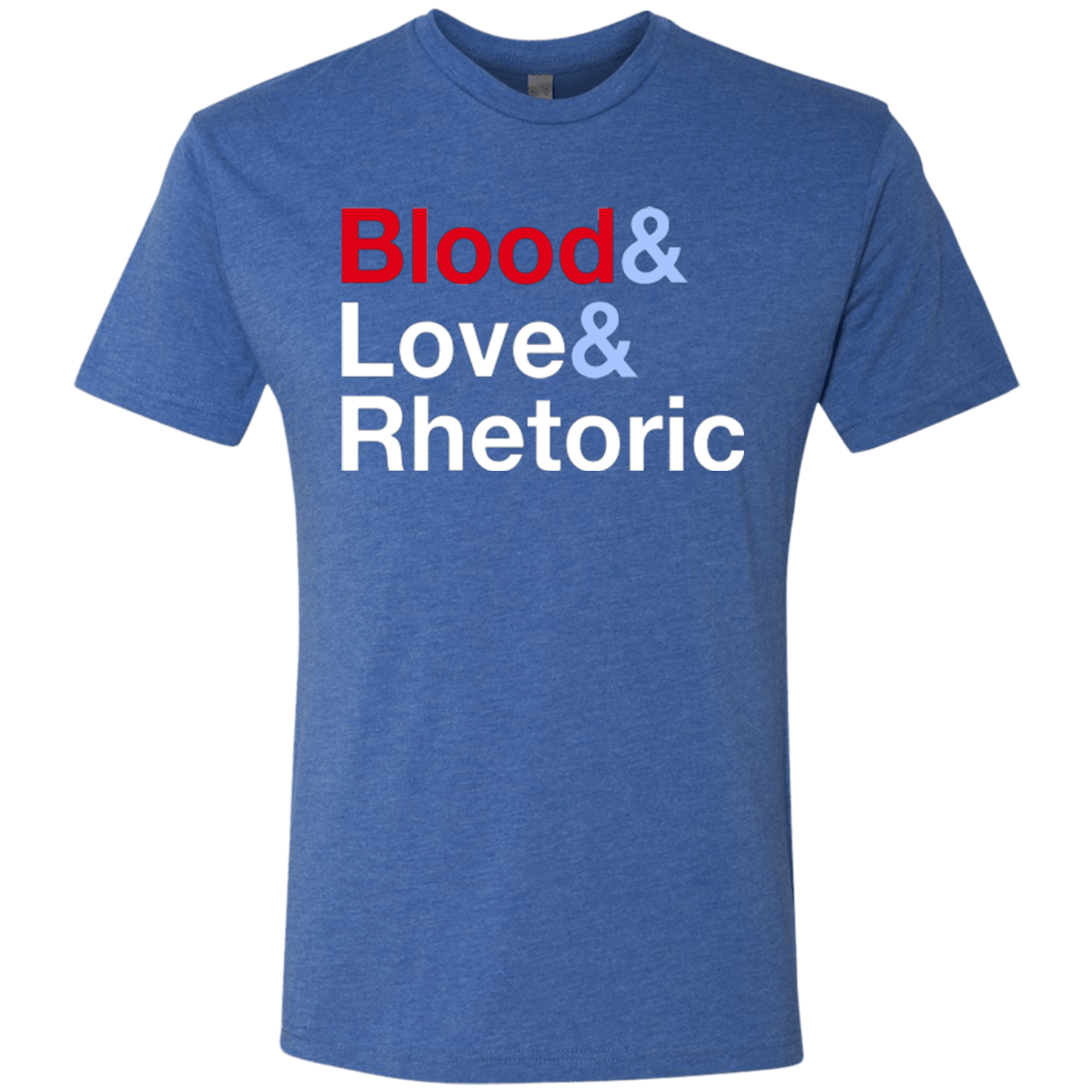 T-Shirts Vintage Royal / Small Blood Love Rhetoric Men's Triblend T-Shirt