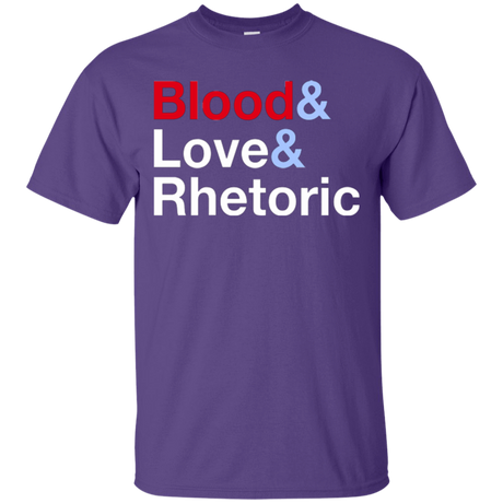 T-Shirts Purple / Small Blood Love Rhetoric T-Shirt