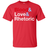 T-Shirts Red / Small Blood Love Rhetoric T-Shirt