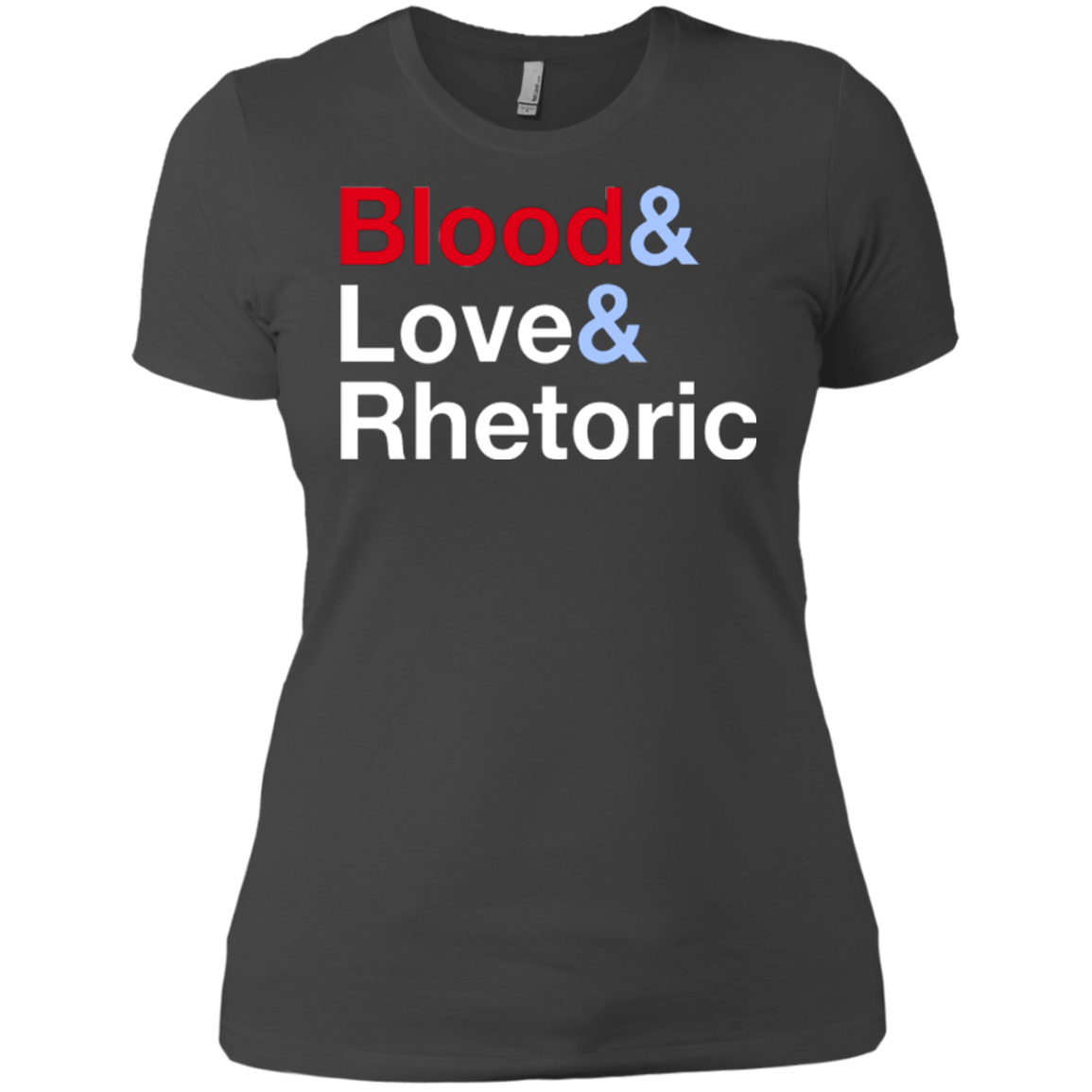 T-Shirts Heavy Metal / X-Small Blood Love Rhetoric Women's Premium T-Shirt