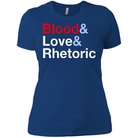 T-Shirts Royal / X-Small Blood Love Rhetoric Women's Premium T-Shirt