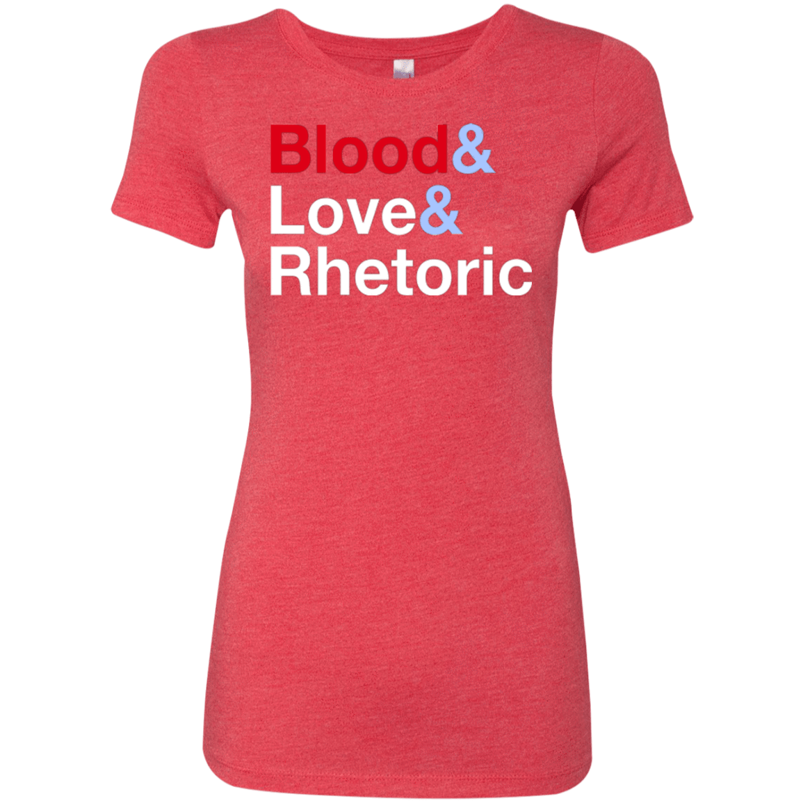 T-Shirts Vintage Red / Small Blood Love Rhetoric Women's Triblend T-Shirt