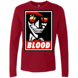 T-Shirts Cardinal / Small Blood Men's Premium Long Sleeve
