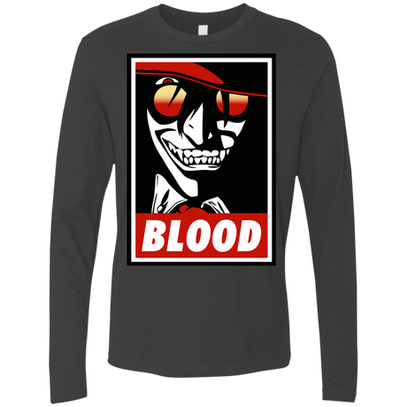 T-Shirts Heavy Metal / Small Blood Men's Premium Long Sleeve
