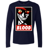 T-Shirts Midnight Navy / Small Blood Men's Premium Long Sleeve