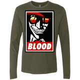 T-Shirts Military Green / Small Blood Men's Premium Long Sleeve
