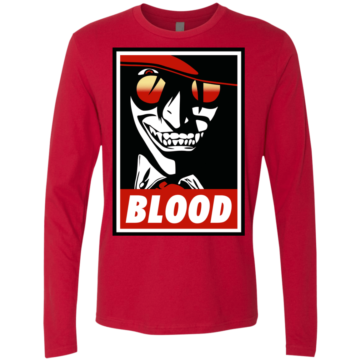 T-Shirts Red / Small Blood Men's Premium Long Sleeve