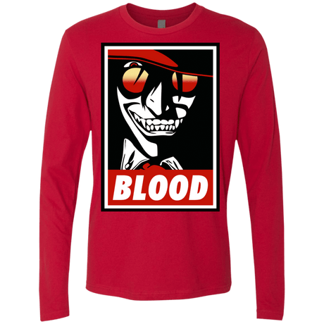 T-Shirts Red / Small Blood Men's Premium Long Sleeve