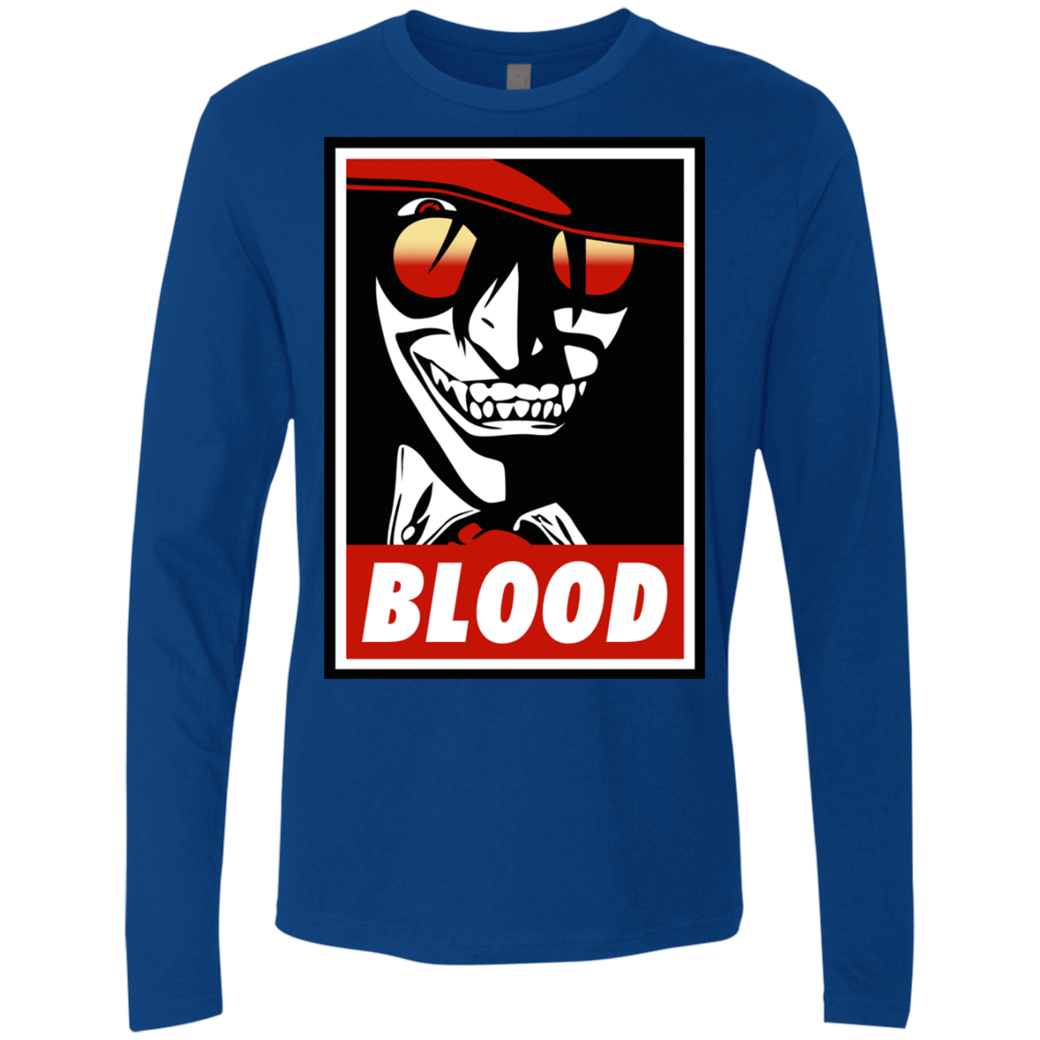 T-Shirts Royal / Small Blood Men's Premium Long Sleeve