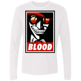 T-Shirts White / Small Blood Men's Premium Long Sleeve
