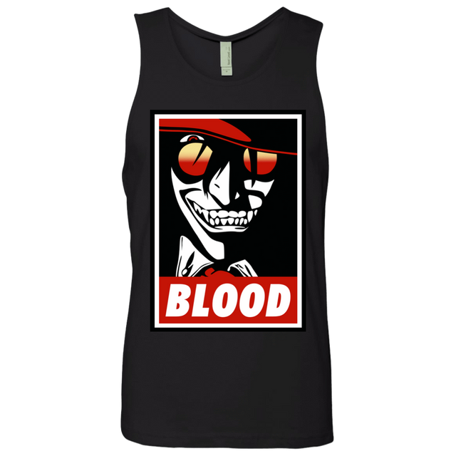 T-Shirts Black / Small Blood Men's Premium Tank Top