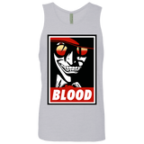 T-Shirts Heather Grey / Small Blood Men's Premium Tank Top