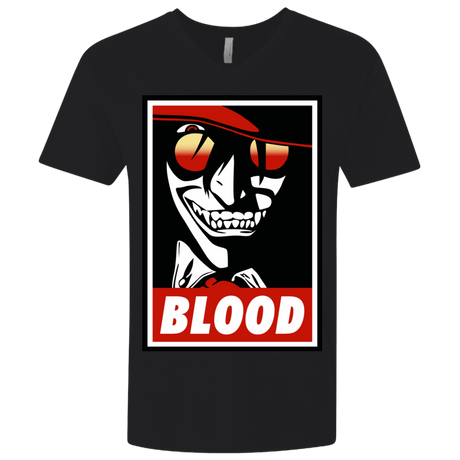 T-Shirts Black / X-Small Blood Men's Premium V-Neck