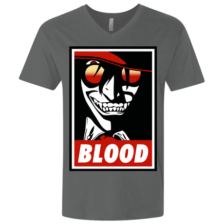 T-Shirts Heavy Metal / X-Small Blood Men's Premium V-Neck