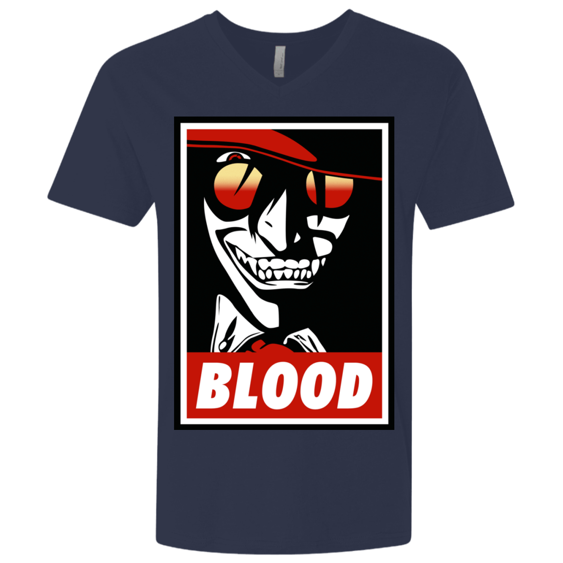 T-Shirts Midnight Navy / X-Small Blood Men's Premium V-Neck