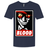 T-Shirts Midnight Navy / X-Small Blood Men's Premium V-Neck