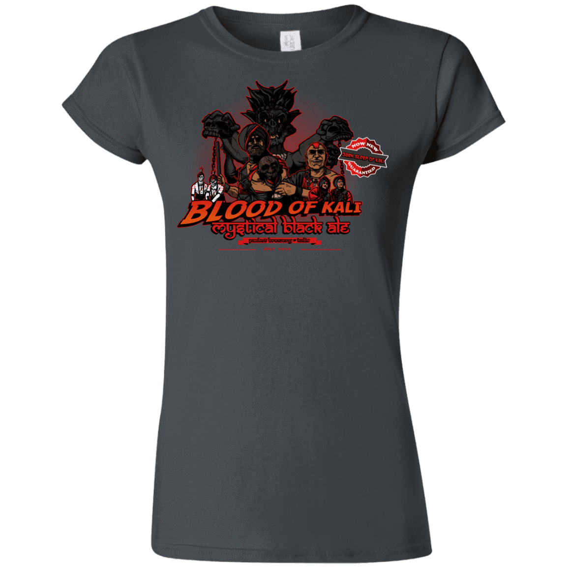 T-Shirts Charcoal / S Blood Of Kali Junior Slimmer-Fit T-Shirt