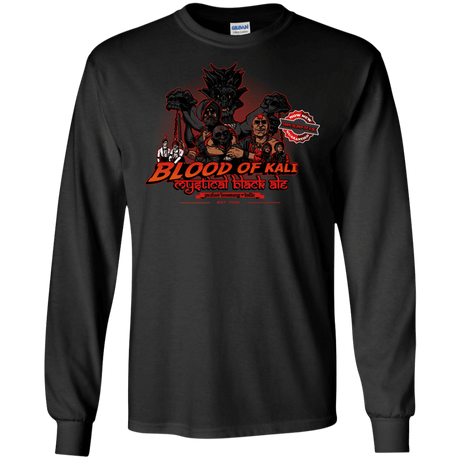 T-Shirts Black / S Blood Of Kali Men's Long Sleeve T-Shirt