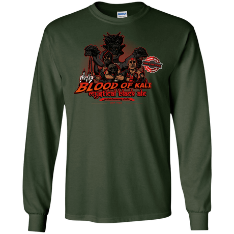 T-Shirts Forest Green / S Blood Of Kali Men's Long Sleeve T-Shirt