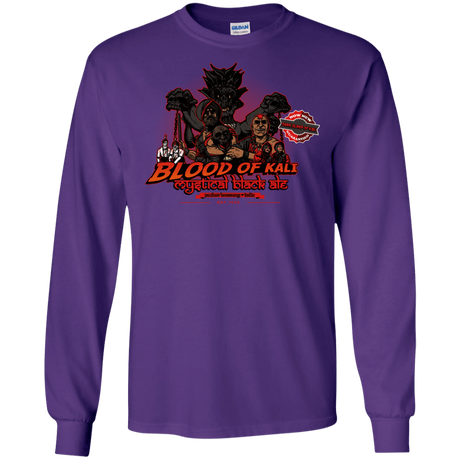 T-Shirts Purple / S Blood Of Kali Men's Long Sleeve T-Shirt