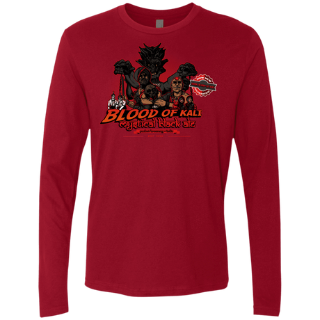 T-Shirts Cardinal / S Blood Of Kali Men's Premium Long Sleeve