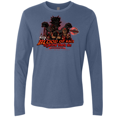 T-Shirts Indigo / S Blood Of Kali Men's Premium Long Sleeve