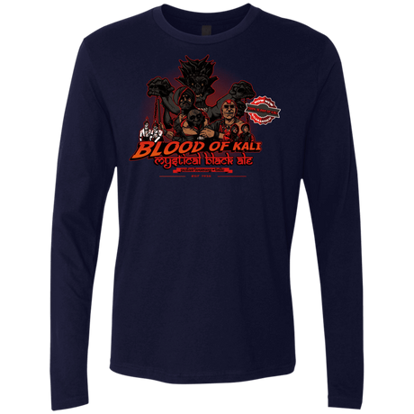 T-Shirts Midnight Navy / S Blood Of Kali Men's Premium Long Sleeve