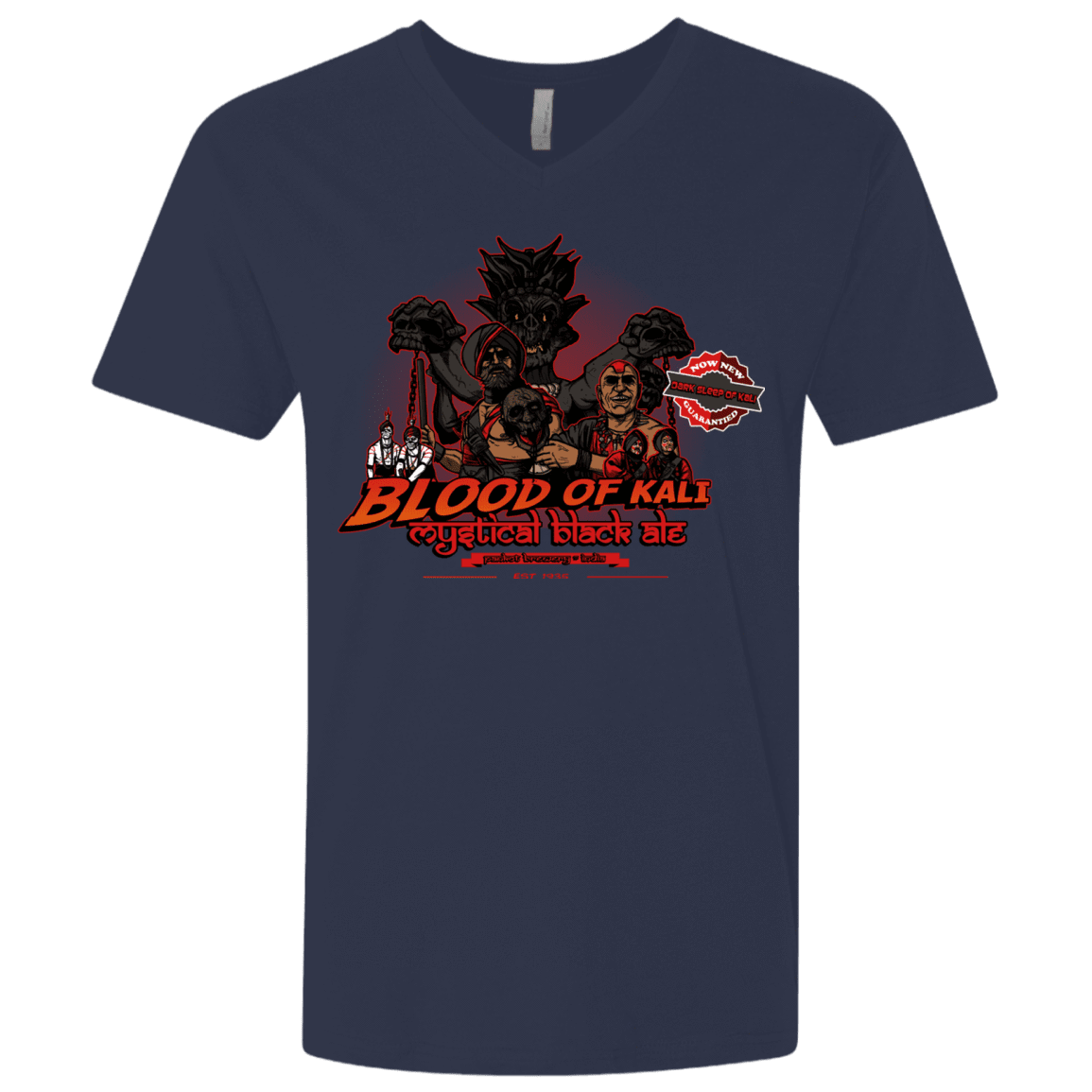 T-Shirts Midnight Navy / X-Small Blood Of Kali Men's Premium V-Neck