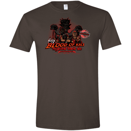 T-Shirts Dark Chocolate / S Blood Of Kali Men's Semi-Fitted Softstyle