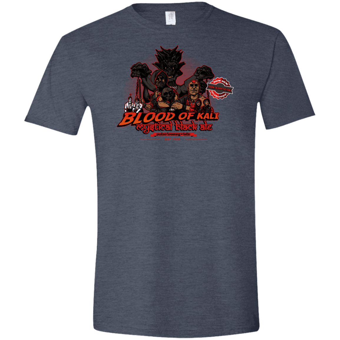 T-Shirts Heather Navy / S Blood Of Kali Men's Semi-Fitted Softstyle