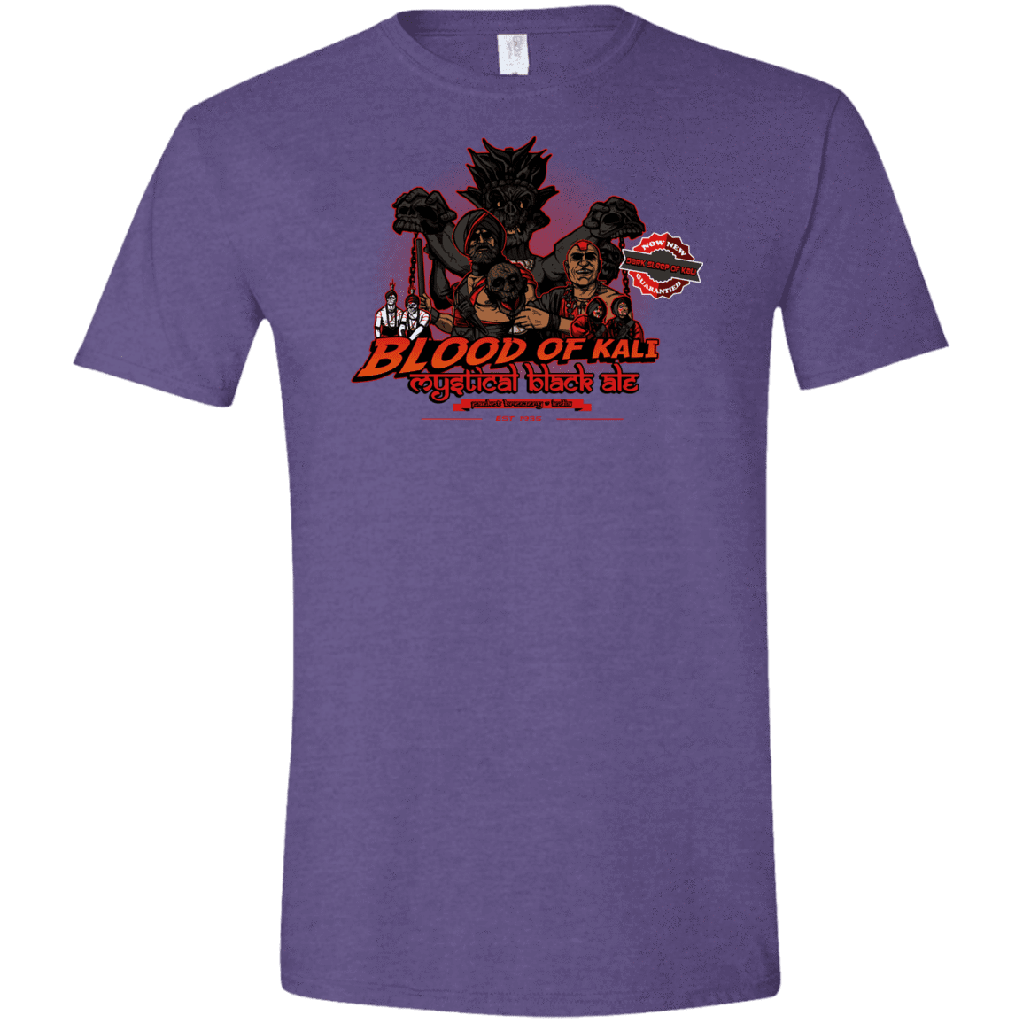 T-Shirts Heather Purple / S Blood Of Kali Men's Semi-Fitted Softstyle